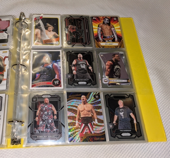 WWE Wrestling Legends Trading Cards Binder Collection 🏆 100 WWE Cards Lot - Picture 5 of 11